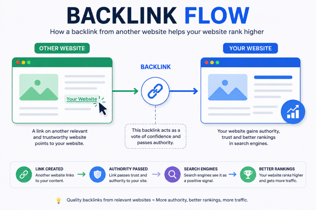 backlink flow